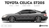 Toyota Celica ST205 1994-1999 - Side Car template | Glossy