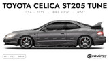 Toyota Celica ST205 Tune 1994-1999 - Side Car template | Matt