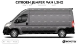 Citroen Jumper Van L3H2 2006-2027 - Side Car template | Matt
