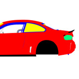 BMW M2 G87 Drift 2023-2027 - Full Car template | Mask