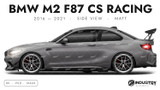 BMW M2 F87 CS Racing 2016-2021 - Side Car template | Matt