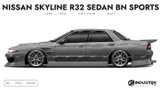 Nissan Skyline R32 Sedan BN Sports 1989-1994 - Side Car template | Matt