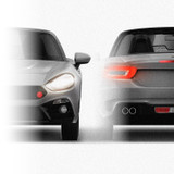 Abarth 124 Spider 2016-2019 - Full Car template | Front and rear