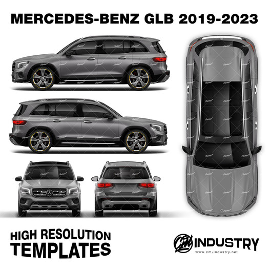 Mercedes-Benz GLB 2019-2023 - Full Car template