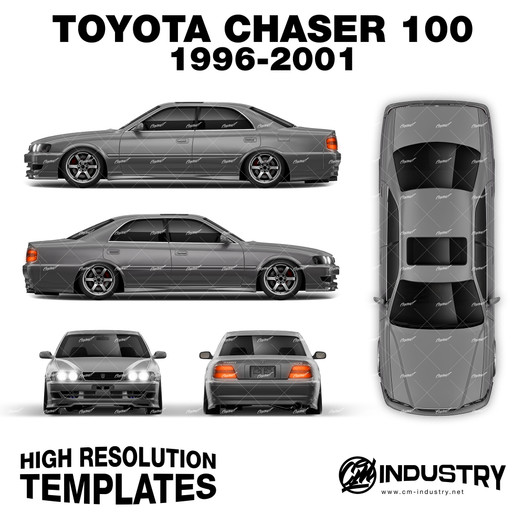 Toyota Chaser 100 1996-2001 - Full Car template | Matt