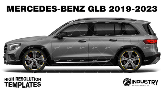 Mercedes-Benz GLB 2019-2023 - Side Car template