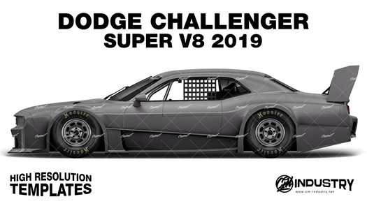 Dodge Challenger Super V8 2019 - Side Car template
