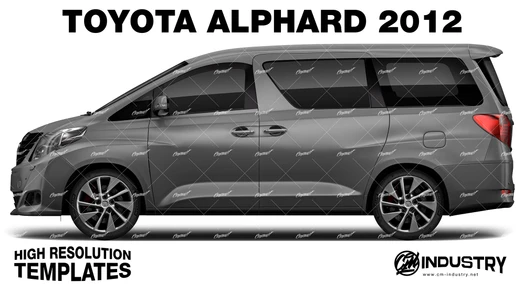Toyota Alphard 2012 - Side Car template | Matt