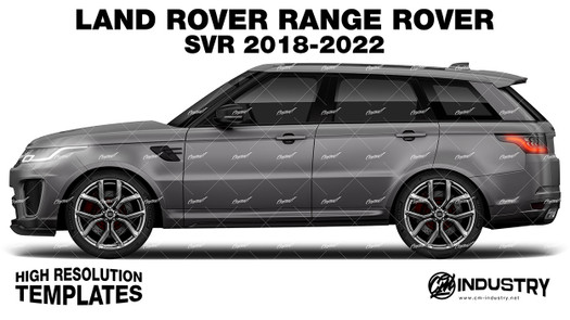 Land Rover Range Rover SVR 2018-2022 - Side Car template | Matt
