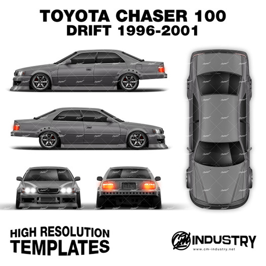 Toyota Chaser 100 Drift 1996-2001 - Full Car template
