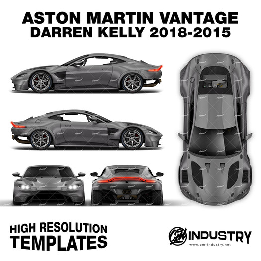 Aston Martin Vantage 'Darren Kelly' Drift - Full Car template