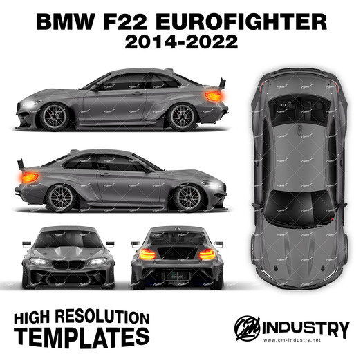 BMW F22 Eurofighter 2007-2013 - Full Car template