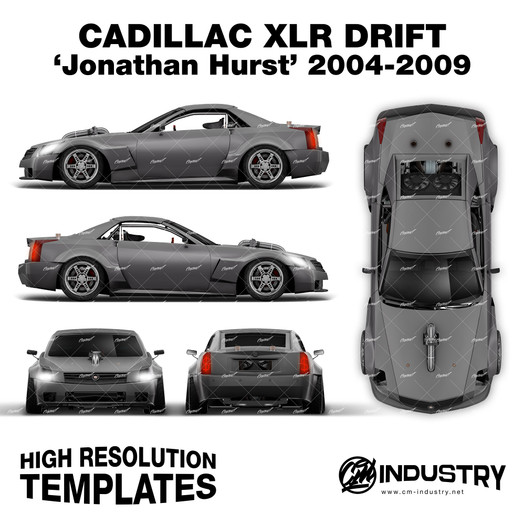 Cadillac XLR Drift 'Jonathan Hurst' 2004-2009 - Full Car template | Matt