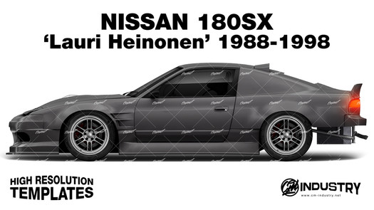 Nissan 180sx 'Lauri Heinonen' 1988-1998 - Side Car template | Matt