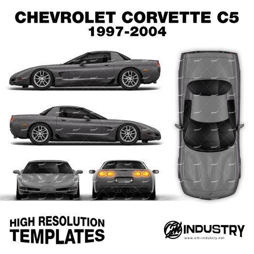 Chevrolet Corvette C5 1997-2004 - Full Car template