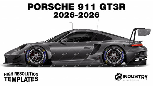 Porsche 911 GT3 R (992) 2023-2026 - Side Car template