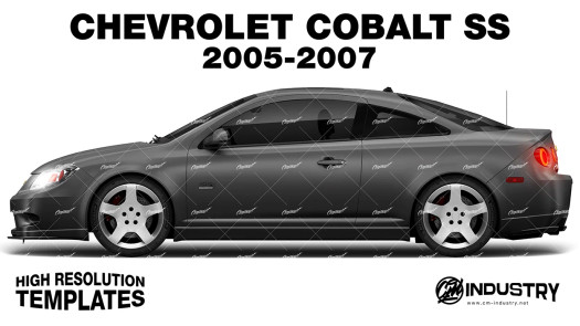 Chevrolet Cobalt SS - Side Car template | Matt