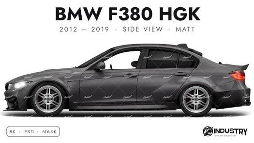 BMW F380 HGK 2012-2019 - Side Car template | Matt
