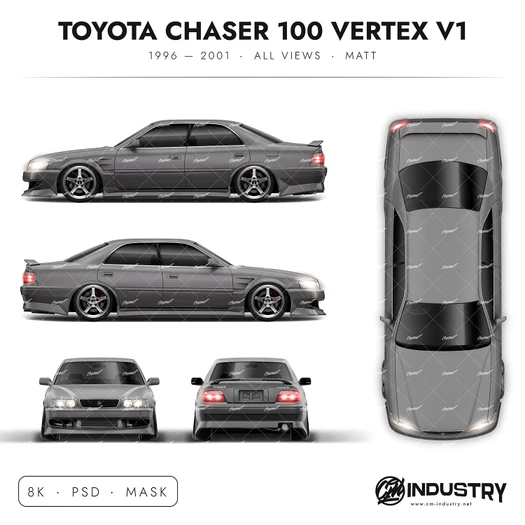 Toyota Chaser 100 Vertex V1 1996-2001 - Full Car template | Matt