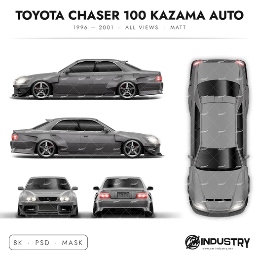 Toyota Chaser 100 Kazama Auto 1996-2001 - Full Car template | Matt