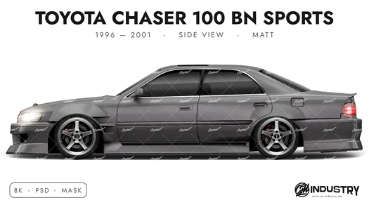 Toyota Chaser 100 BN Sports 1996-2001 - Side Car template | Matt