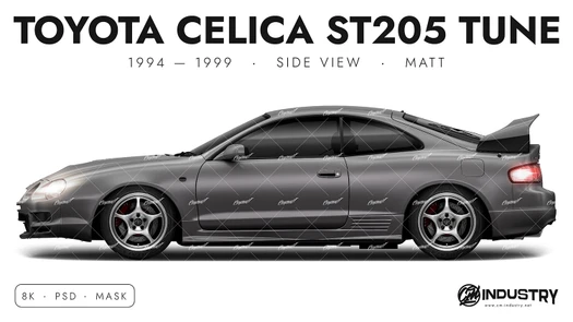 Toyota Celica ST205 Tune 1994-1999 - Side Car template | Matt