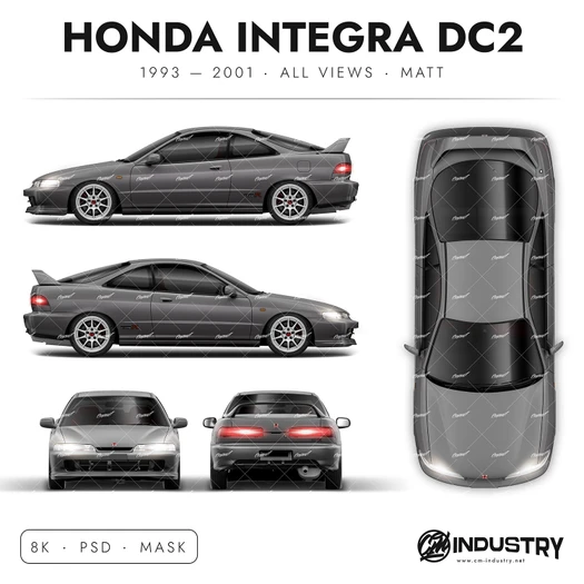 Honda Integra DC2 1993-2001 - Full Car template | Matt