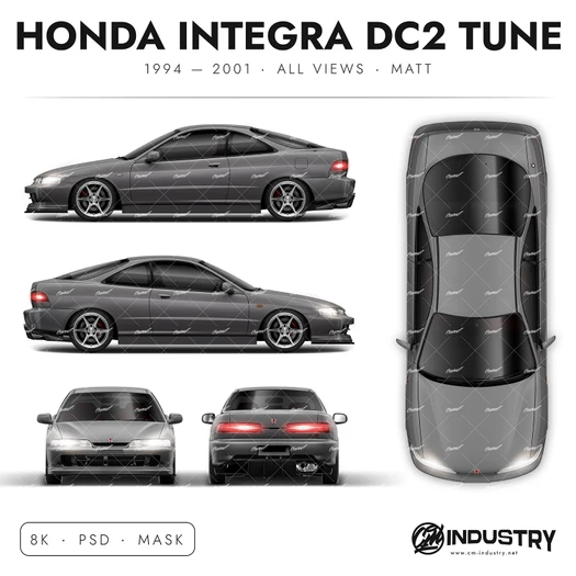 Honda Integra DC2 Tune 1993-2001 - Full Car template | Matt
