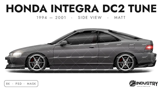 Honda Integra DC2 Tune 1993-2001 - Side Car template | Matt