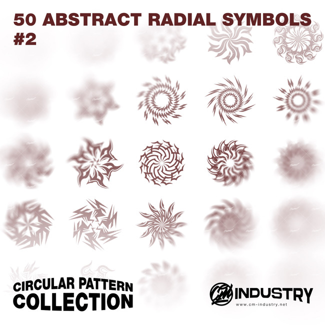 Abstract Radial Symbols #2 - Graphic Resources