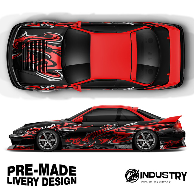'Inferno Ink' - Pre-made Livery Designs
