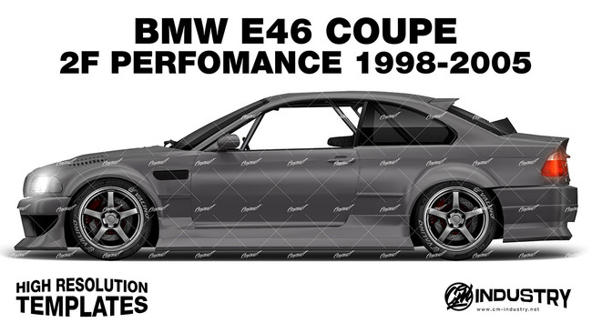 BMW E46 Coupe 2F Perfomance - Side Car template