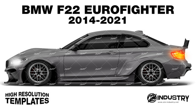 BMW F22 Eurofighter 2007-2013 - Side Car template | Matt