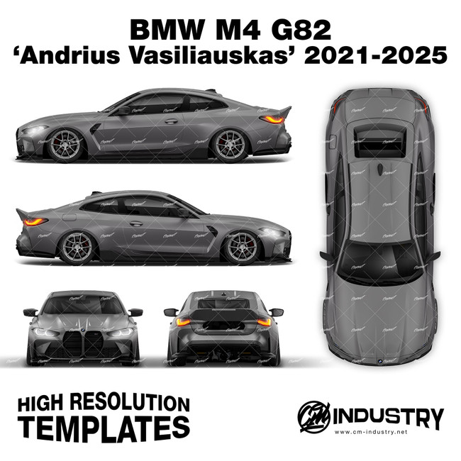 BMW M4 G82 Drift 'Andrius Vasiliauskas' 2021-2025- Full Car template