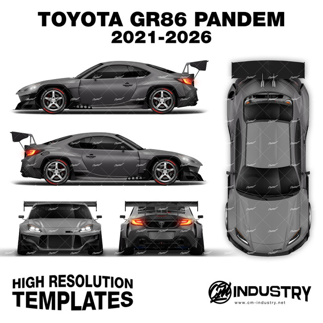 Toyota GR86 Pandem 2021-2026 - Full Car template | Matt