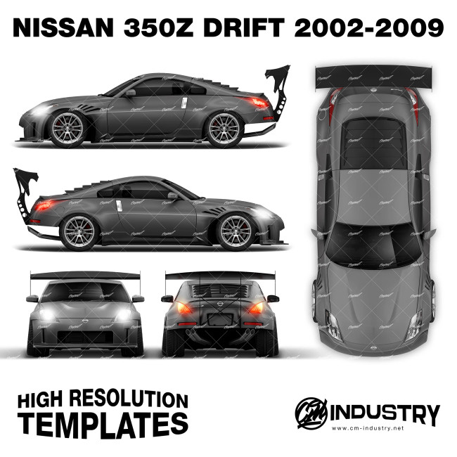 Nissan 350z Drift - Full Car template | Matt