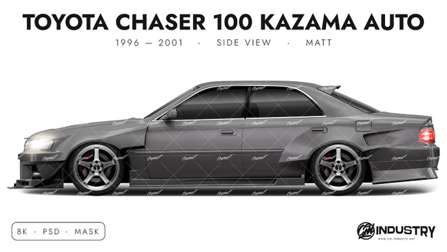 Toyota Chaser 100 Kazama Auto 1996-2001 - Side Car template | Matt