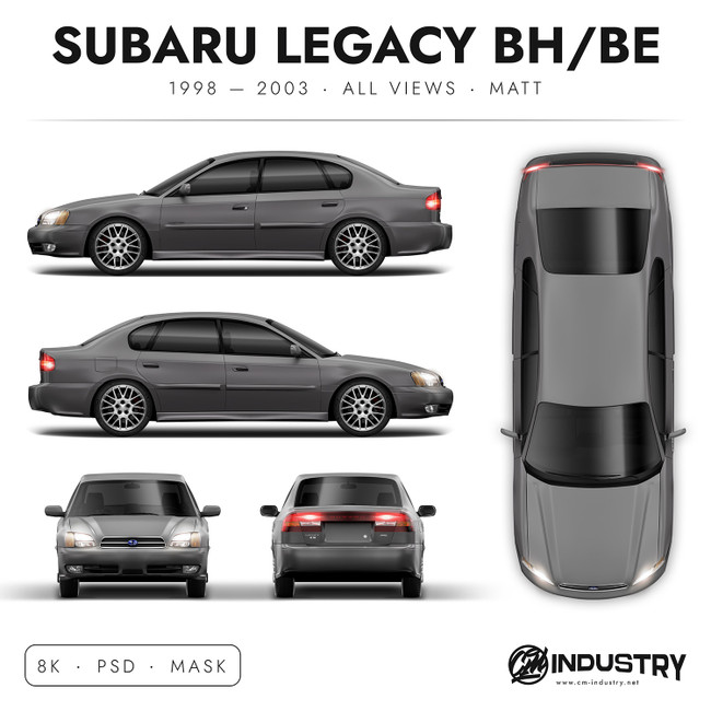 Subaru Legacy BH/BE 1998-2003 - Full Car template | Matt