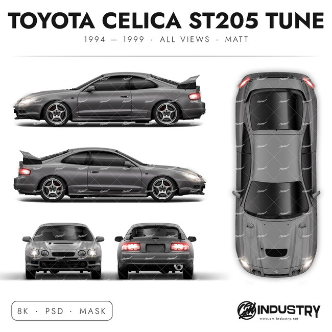 Toyota Celica ST205 Tune 1994-1999 - Full Car template | Matt