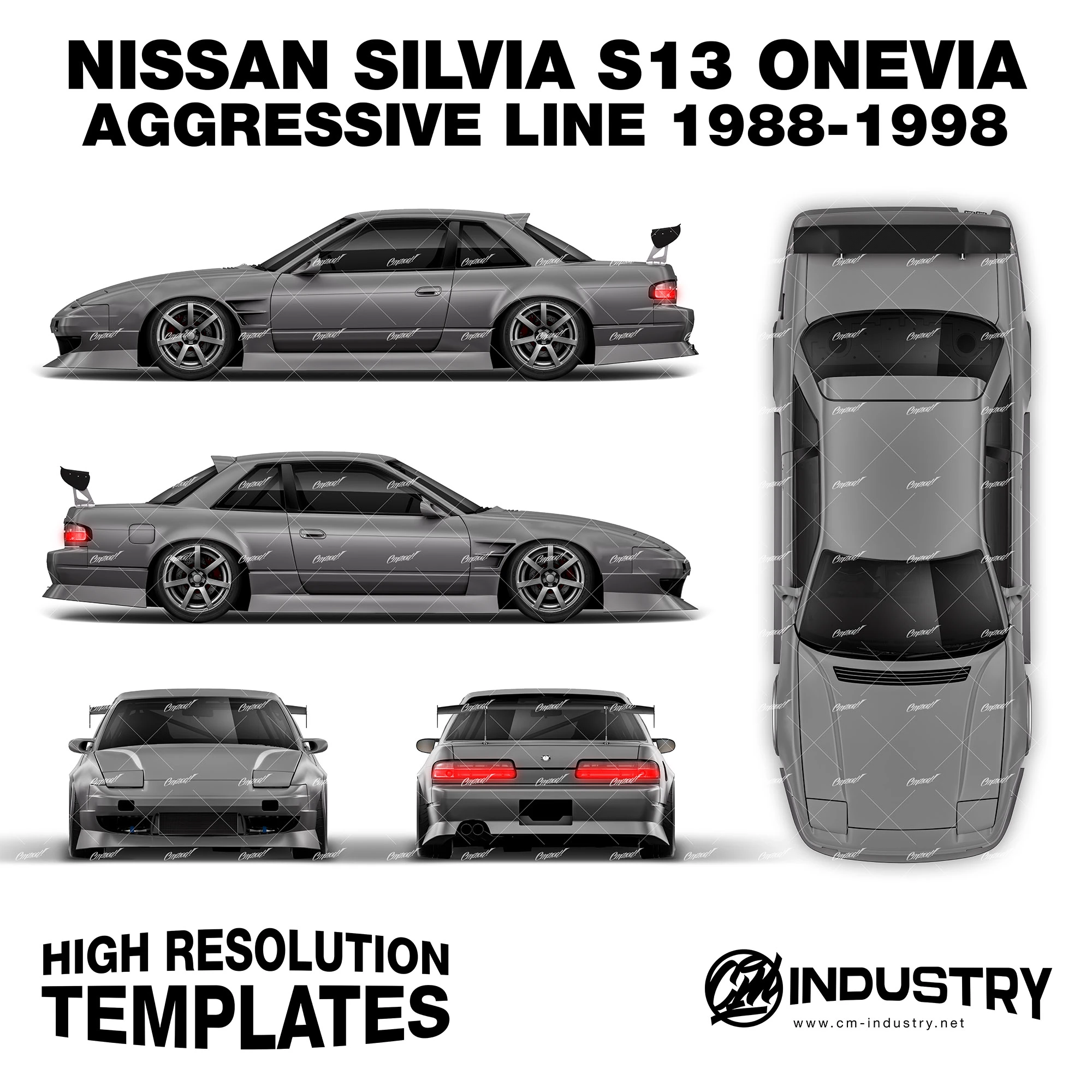 Oneivia Nissan Silvia S13 Onevia Origin Labo Aggressive Line 1988-1998 – Full ...