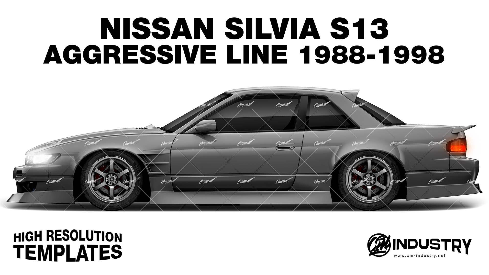 Nissan Silvia S13 Origin Labo Aggressive Line V2 1988-1998 – Side Car ...