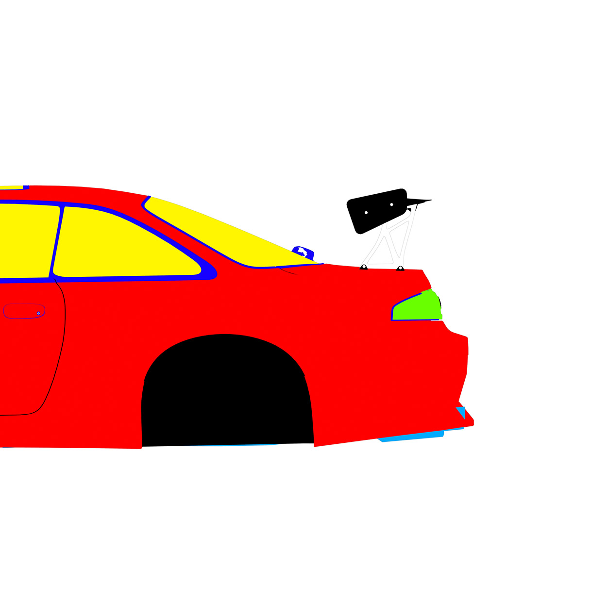 Nissan Silvia S14 Zenki BN Sports V1 1993-1996 – Side Car PSD