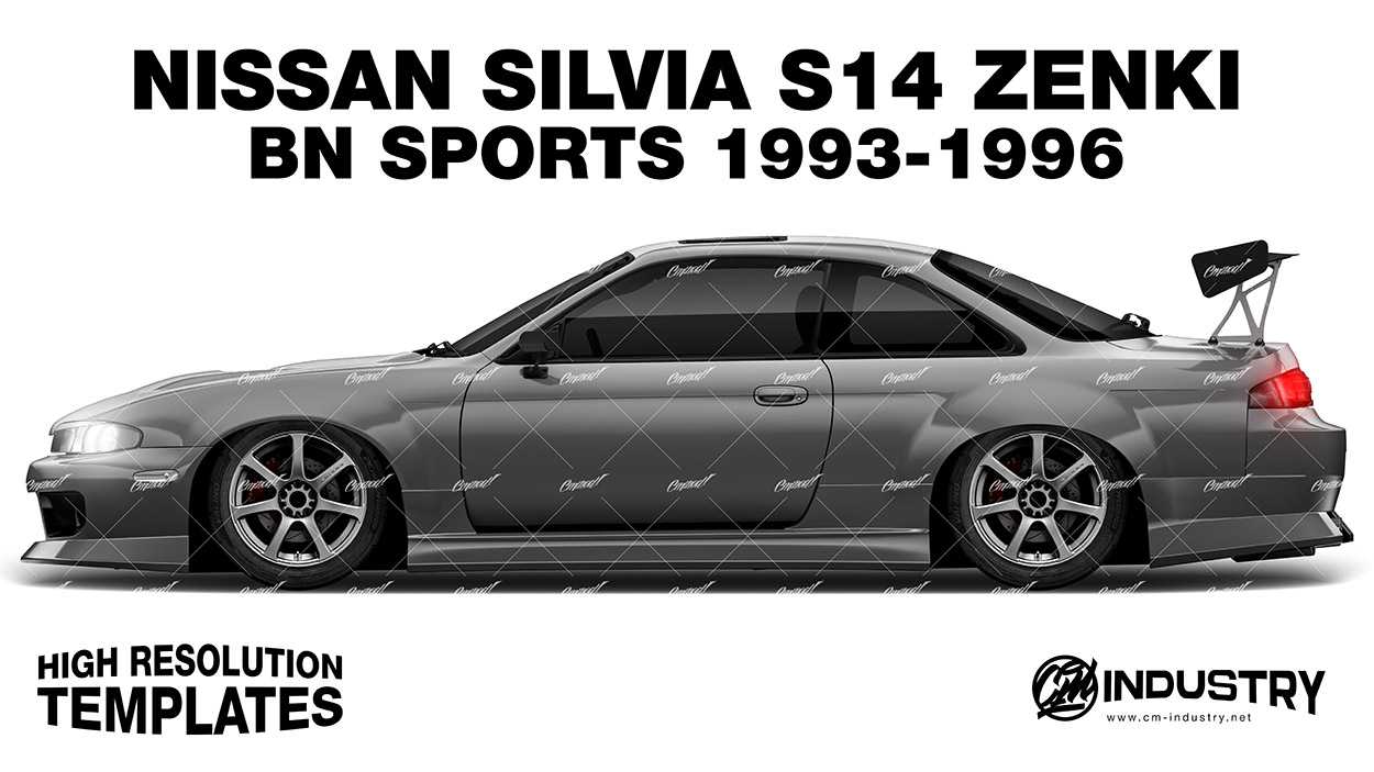 Nissan Silvia S14 Zenki BN Sports V1 1993-1996 – Side Car PSD