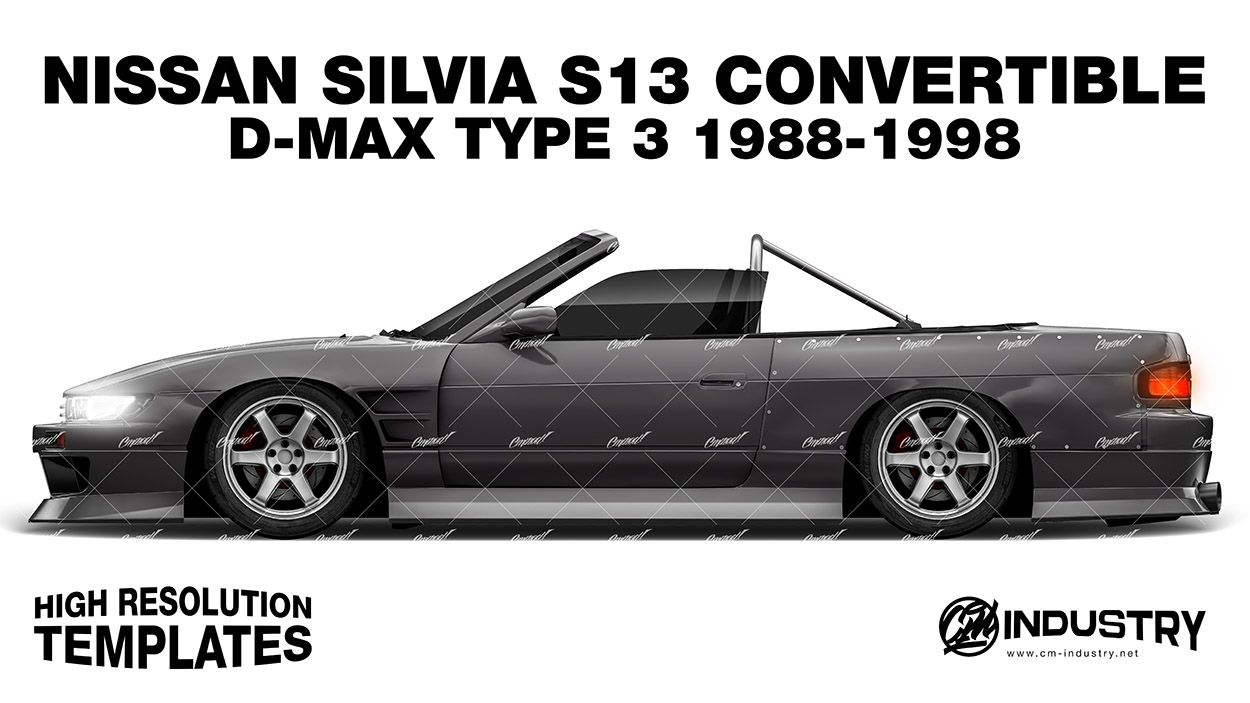 Nissan Silvia S13 Convertible D-Max Type 3 1988-1998 – Side Car