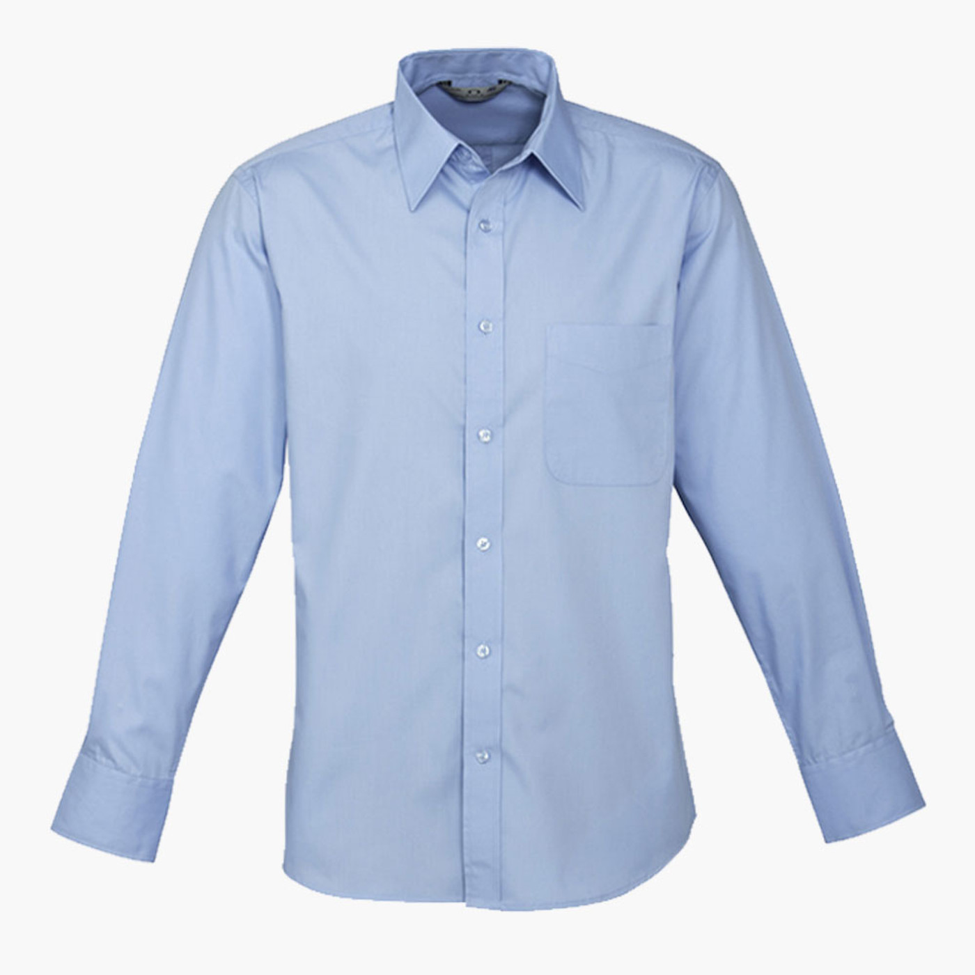 light blue Mens Base Long Sleeve Shirt