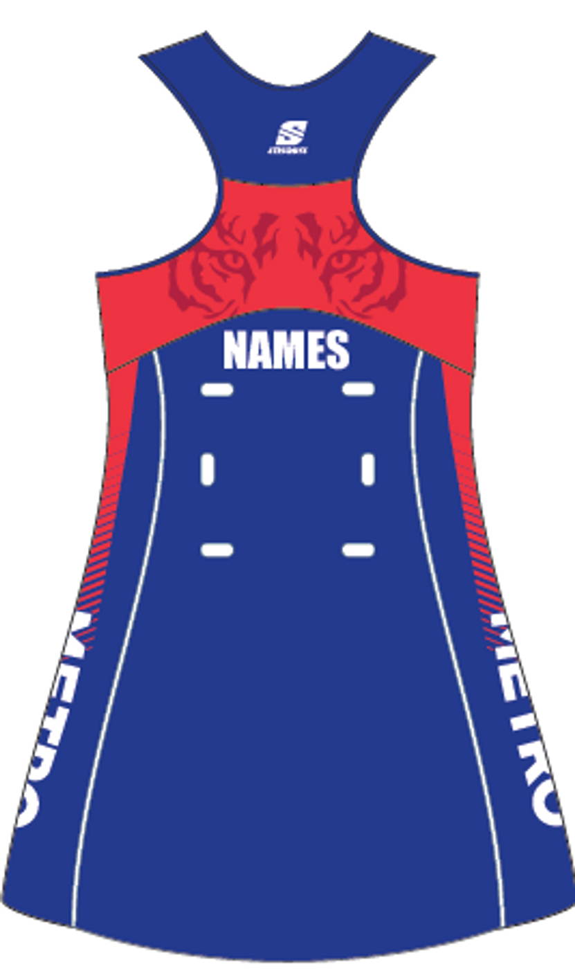 MDNA - Endurance Netball Dress SNR State Age U15,U16,U17 (OS38199B)