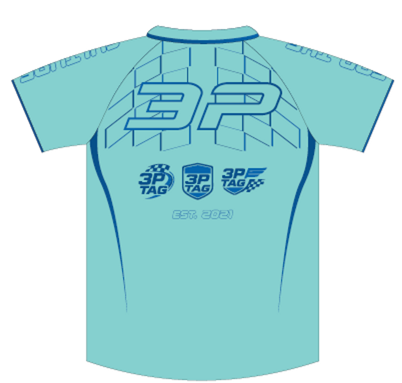 3PT - Cyan Tee
