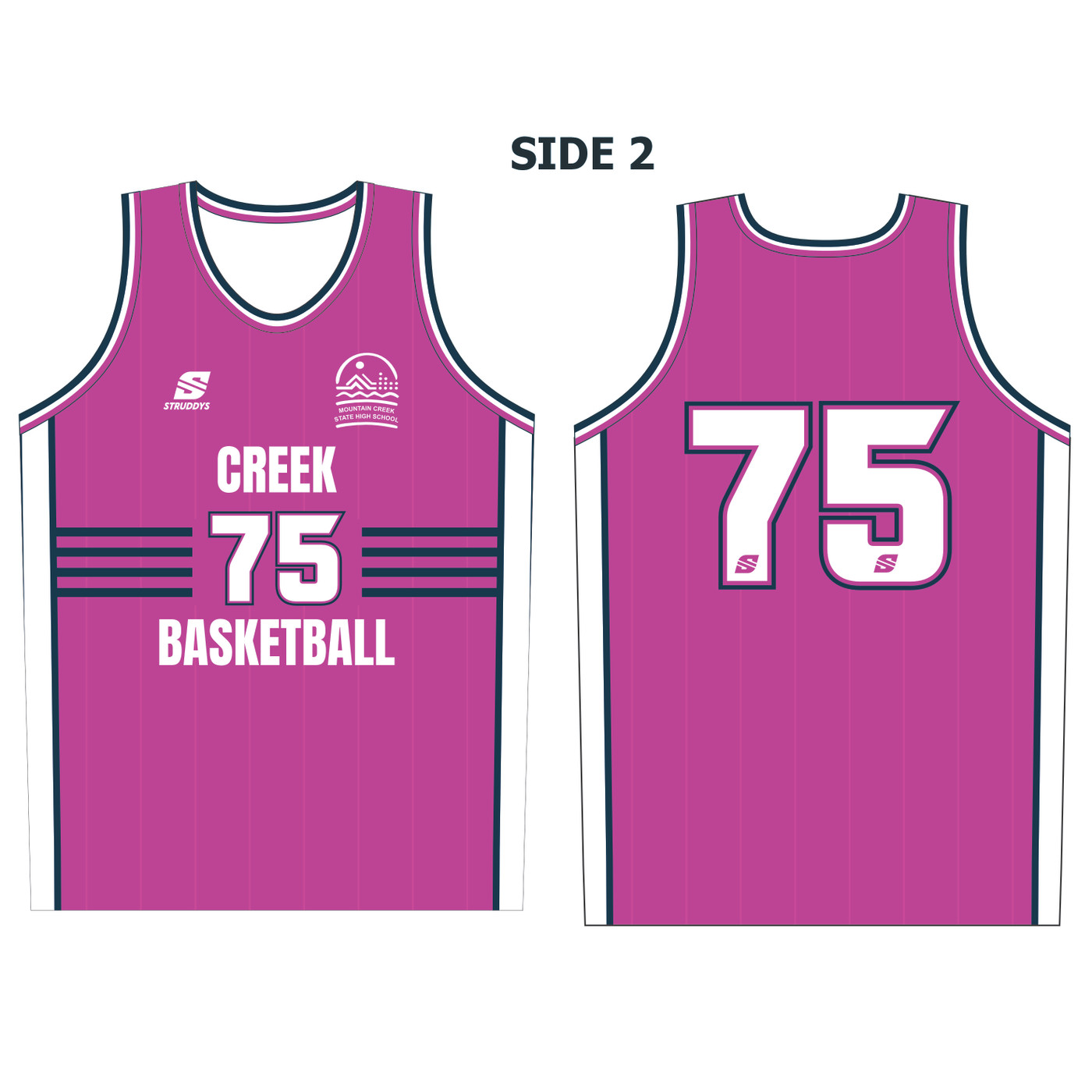 MCSHS - Boys Reversible Basketball Singlet (OS88623O)