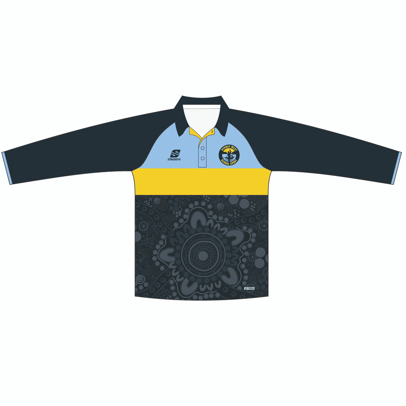 SWSS - Apex Plus Long Sleeve Polo (OS40431B)