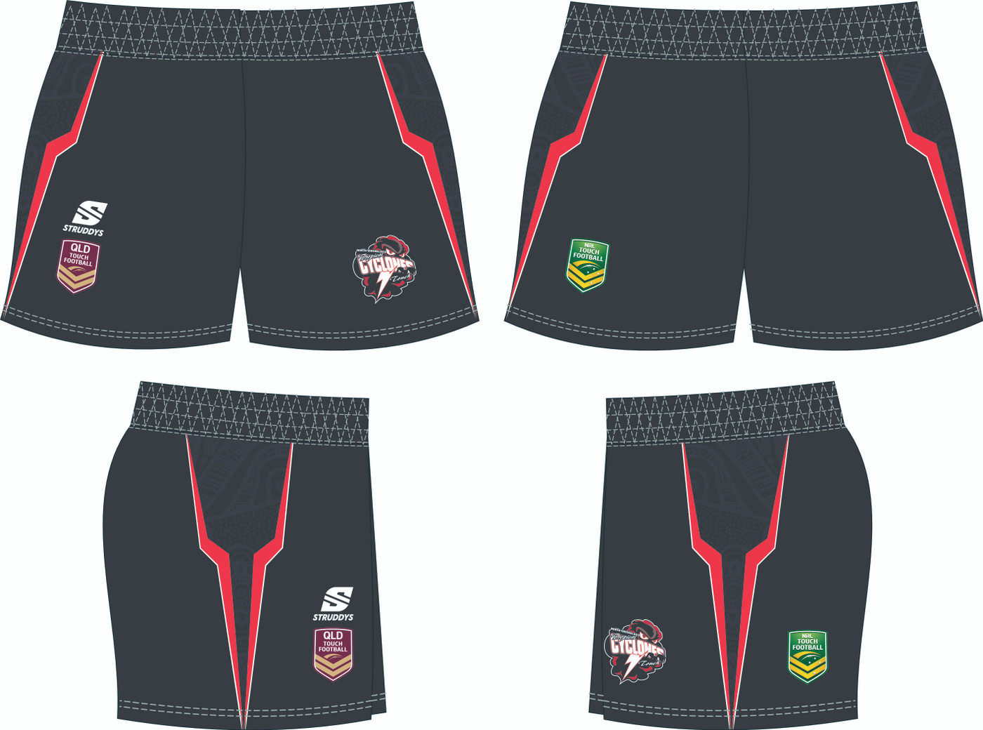 NQCTF - Touch Football Playing Shorts (OS66935B)